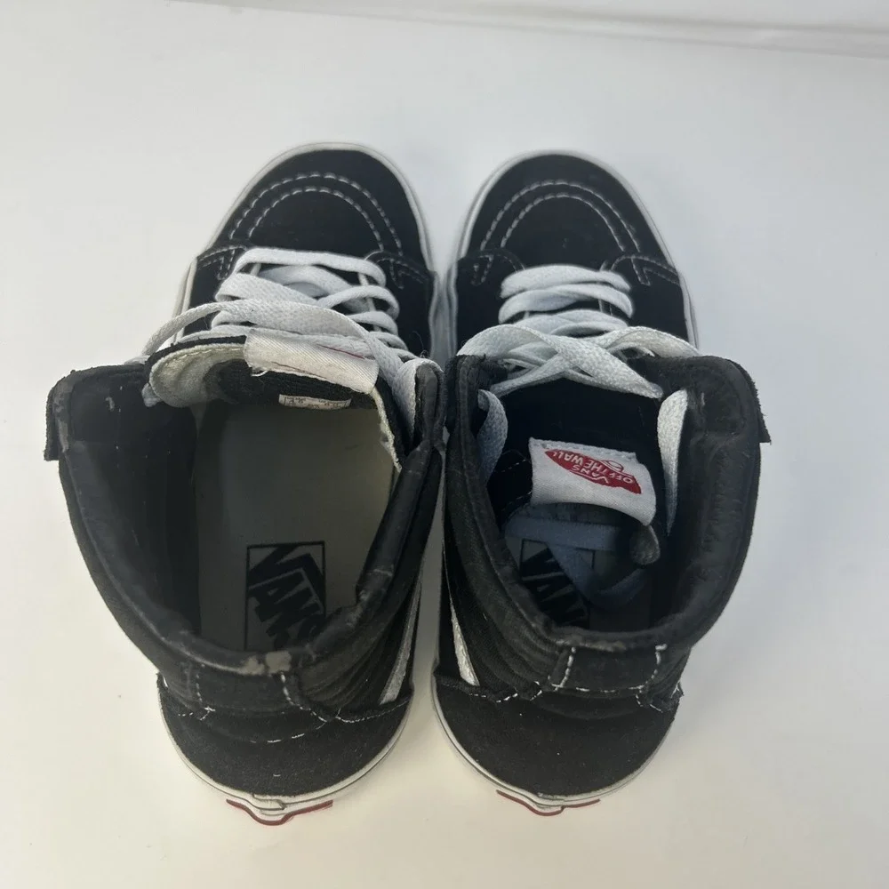 Vans Sk8-Hi Black/White High-Top Sneakers - Men's 4.5 /‎ Women's 6